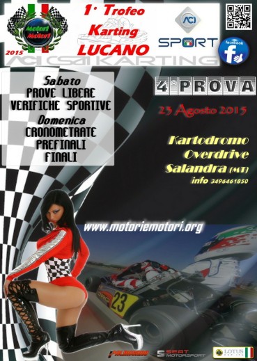 locandina trofeo karting